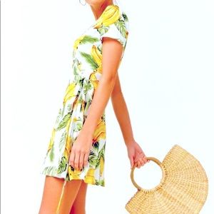 Banana Wrap Dress